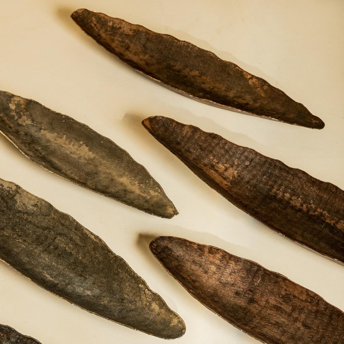 Oválná miska SEMIN S se zvlněným okrajem hliníková 57,5cm-0