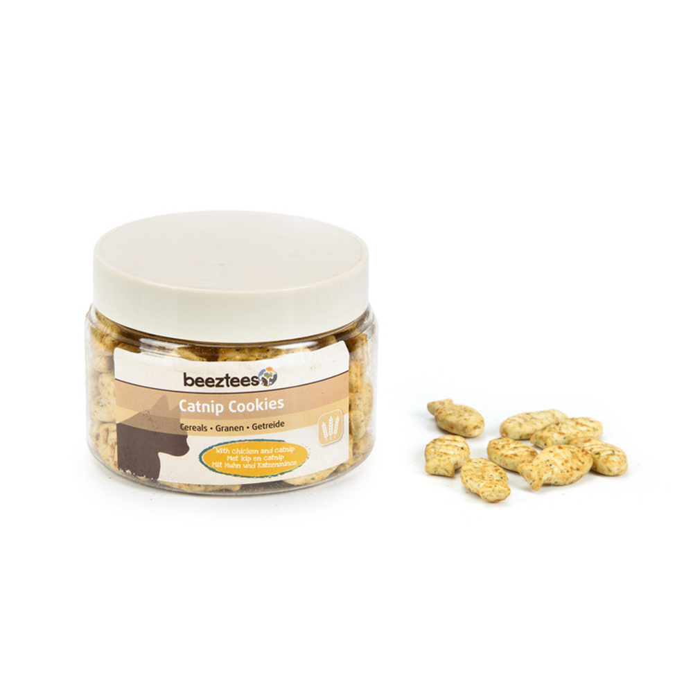 Pamlsky - Pamlsek Catnip Coocies - sušenky kuřecí s catnipem dóza 55g