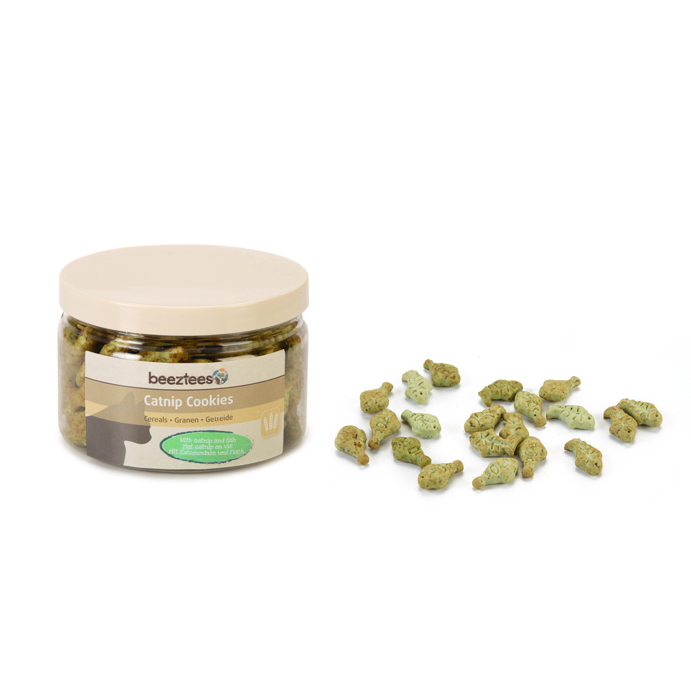 Pamlsky - Pamlsek Catnip Coocies - sušenky lososové s catnipem dóza 55g