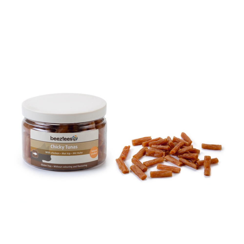 Pamlsky - Pamlsek CHICKY TUNA tuňákovo-kuřecí tyčinky dóza 90g