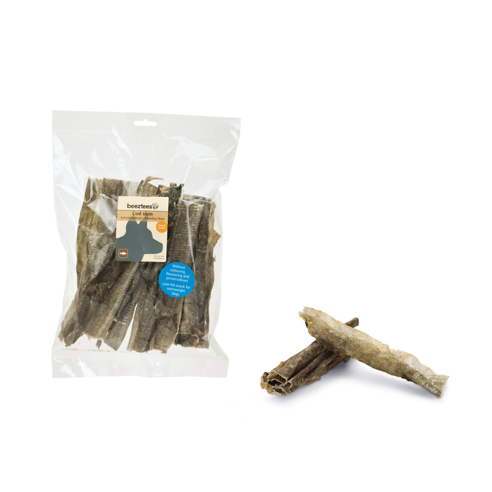 Pamlsky - Pamlsek Cod Skin - plátky tresčí kůže 150g