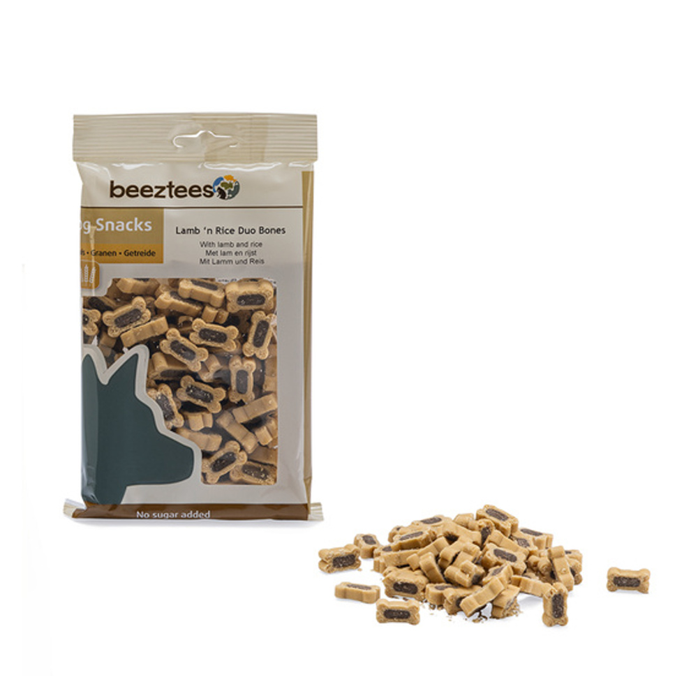 Pamlsky - Pamlsek DUO BONES jehněčí/rýže 150g