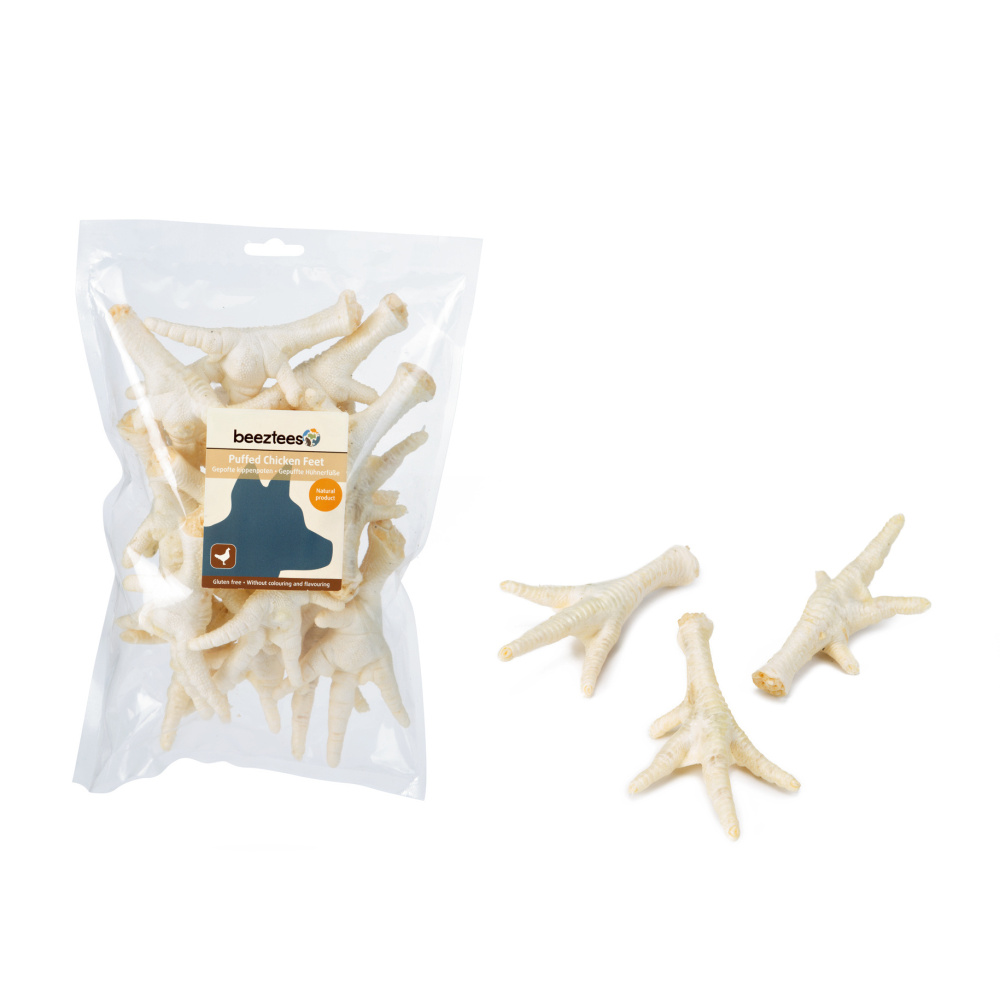 Pamlsky - Pamlsek Puffed Chicken Feet - kuřecí pařáty 200g