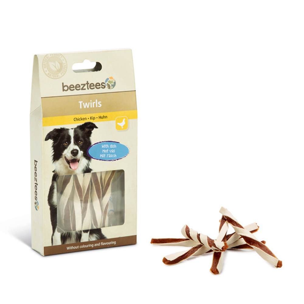 Pamlsky - Pamslek Twirls -  tyčinka kuřecí s rybou 70g