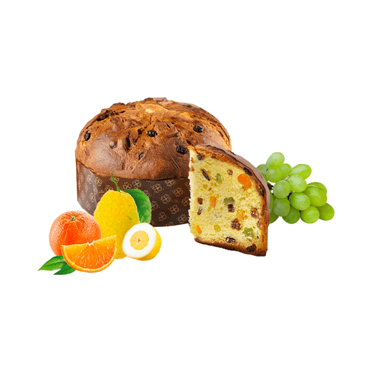 Panettone CLASSICO s rozinkami, pomerančem a citrónem v dóze 750g-0