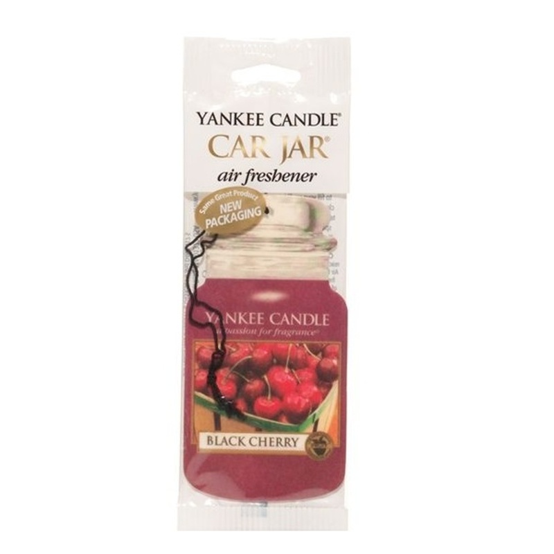 Vůně do auta - Papírová visačka YANKEE CANDLE Black Cherry
