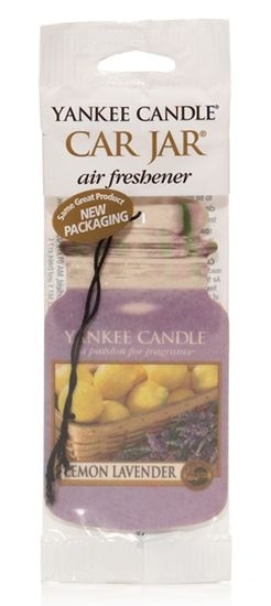 Vůně do auta - Papírová visačka YANKEE CANDLE Lemon Lavender