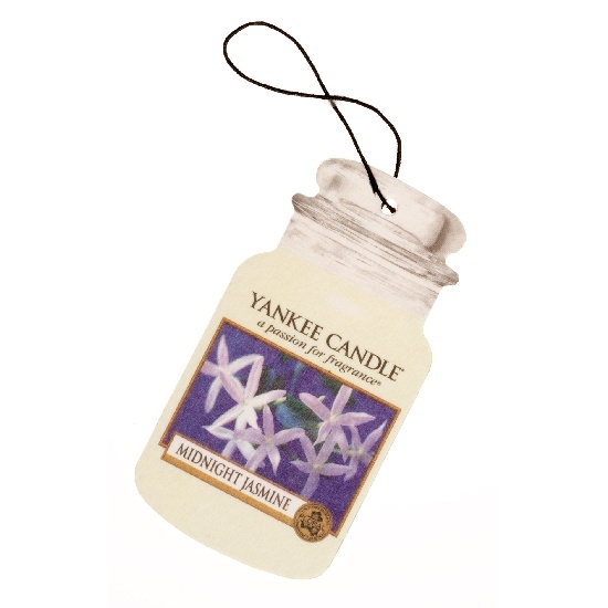 Vůně do auta - Papírová visačka YANKEE CANDLE Midnight Jasmine