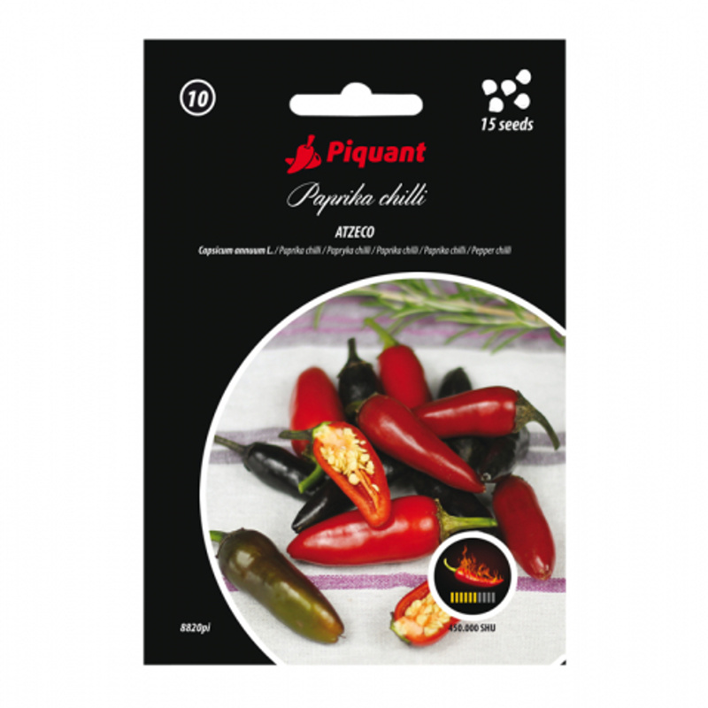 Osivo chilli papriček - Paprika chilli Atzeco PIQUANT