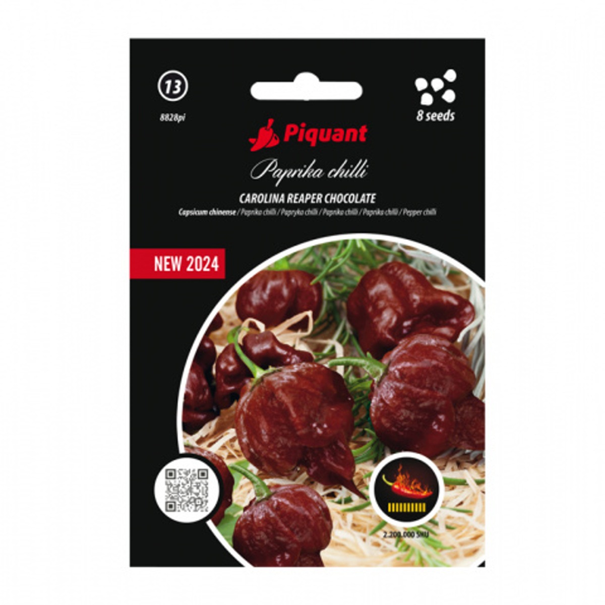 Osivo chilli papriček - Paprika chilli Carolina Reaper Chocolate PIQUANT