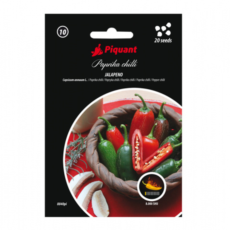 Osivo chilli papriček - Paprika chilli Jalapeno PIQUANT