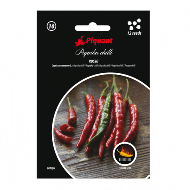 Osivo chilli papriček - Paprika chilli Rosso PIQUANT