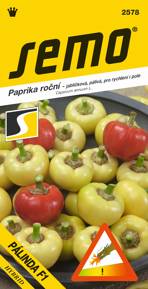 Osivo chilli papriček - Paprika jablíčková Pálinda F1 pálivá