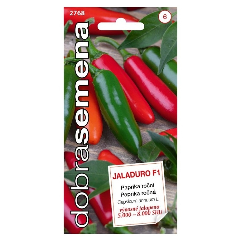 Osivo chilli papriček - Paprika Jalapeno Jaladuro F1 (DS)