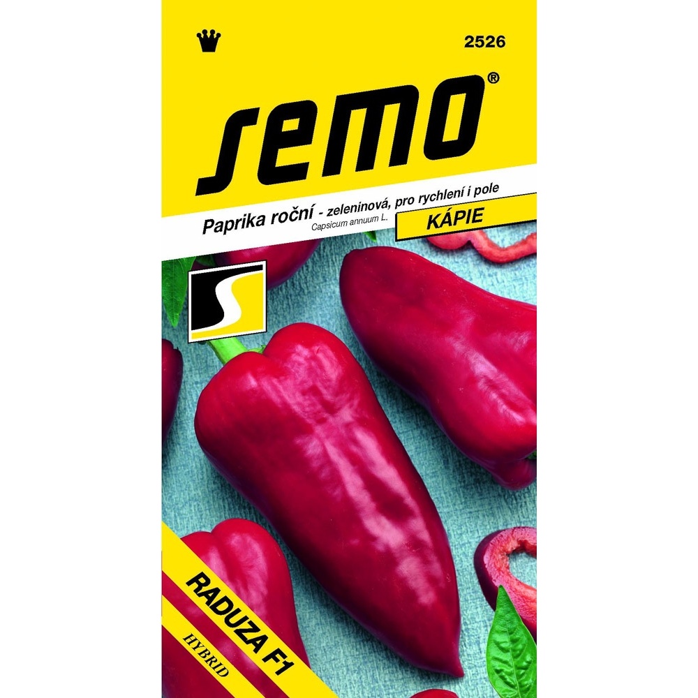 Osivo zeleniny - Paprika Raduza F1 pravá kapie