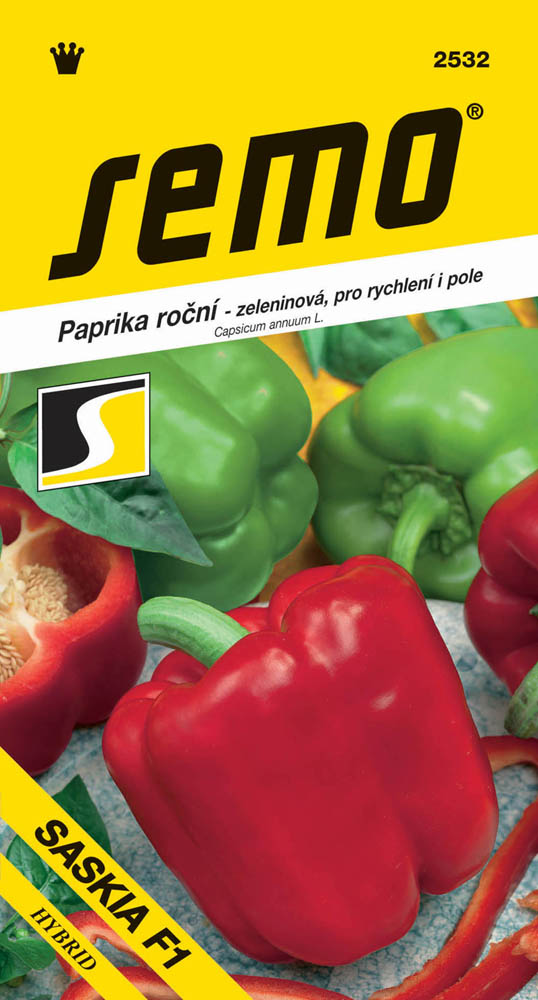 Osivo zeleniny - Paprika Rubika F1 rychlení