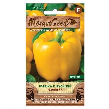 Osivo zeleniny - Paprika zeleninová GARNET F1 rychlení (MS)