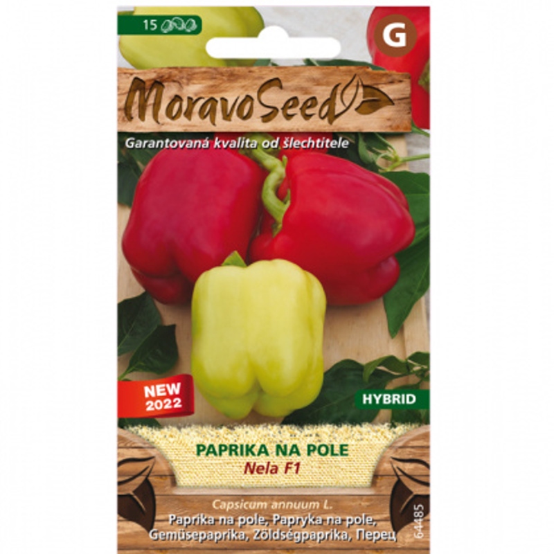 Osivo zeleniny - Paprika zeleninová NELA F1 polní (MS)