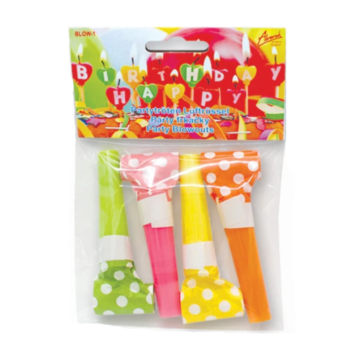 Dětské zboží - Párty frkačka BLOW  mix, 4ks