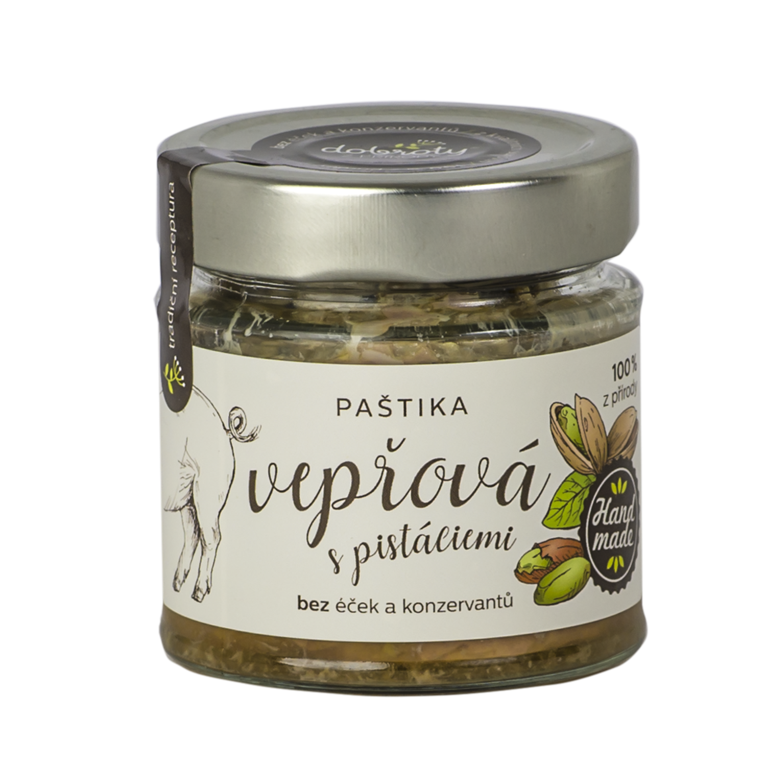 Masa a paštiky - Paštika vepřová s pistáciemi a datlemi 150g