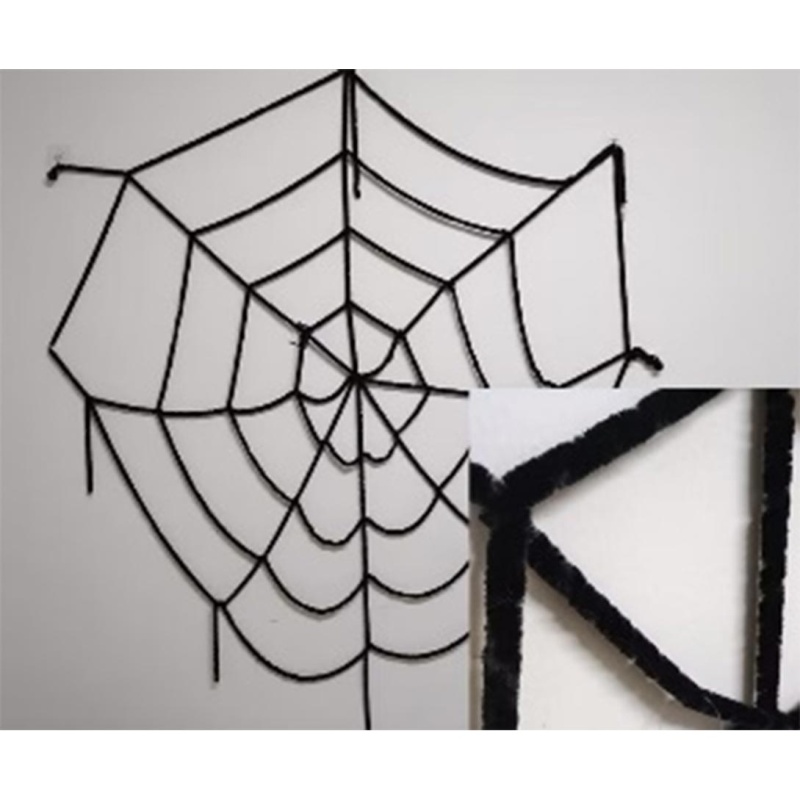 Halloween - Pavučina textilní černá 200cm