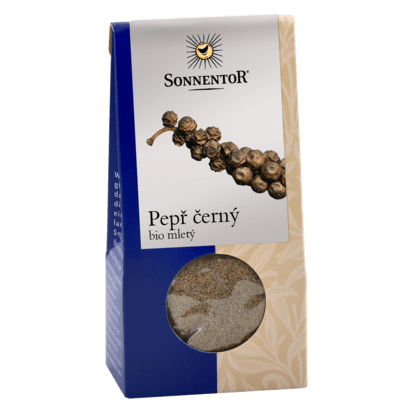 Koření - Pepř černý mletý BIO 35g Sonnentor