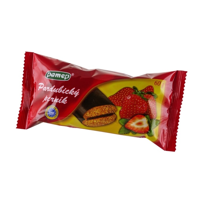 Sladké pochoutky - Perník s jahodovou náplní 60g