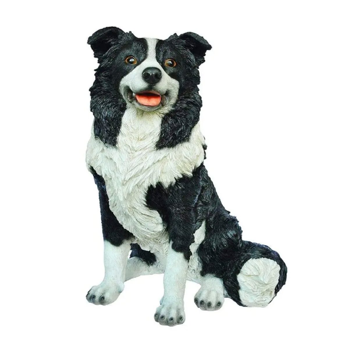 Venkovní zvířátka - Pes ovčák sedící polyresinový 51cm