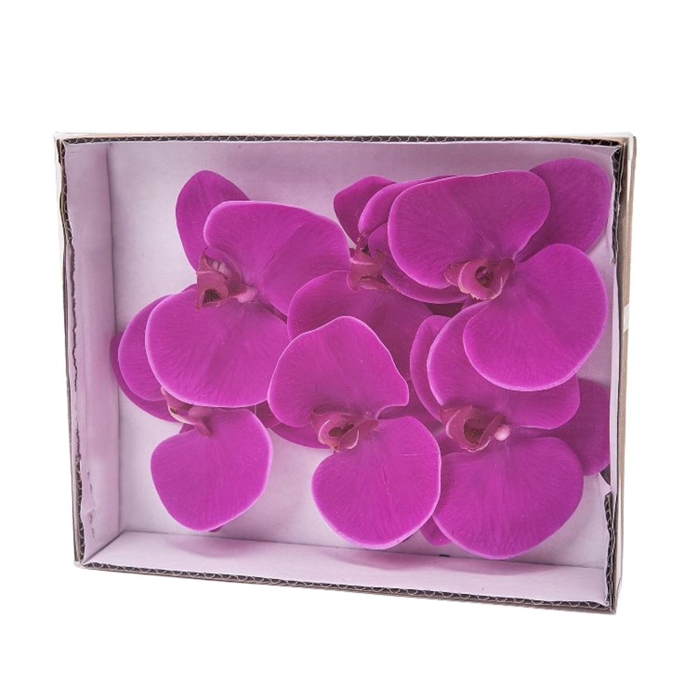 Celoroční umělé květiny - Phalaenopsis květ OTLEY umělý červený