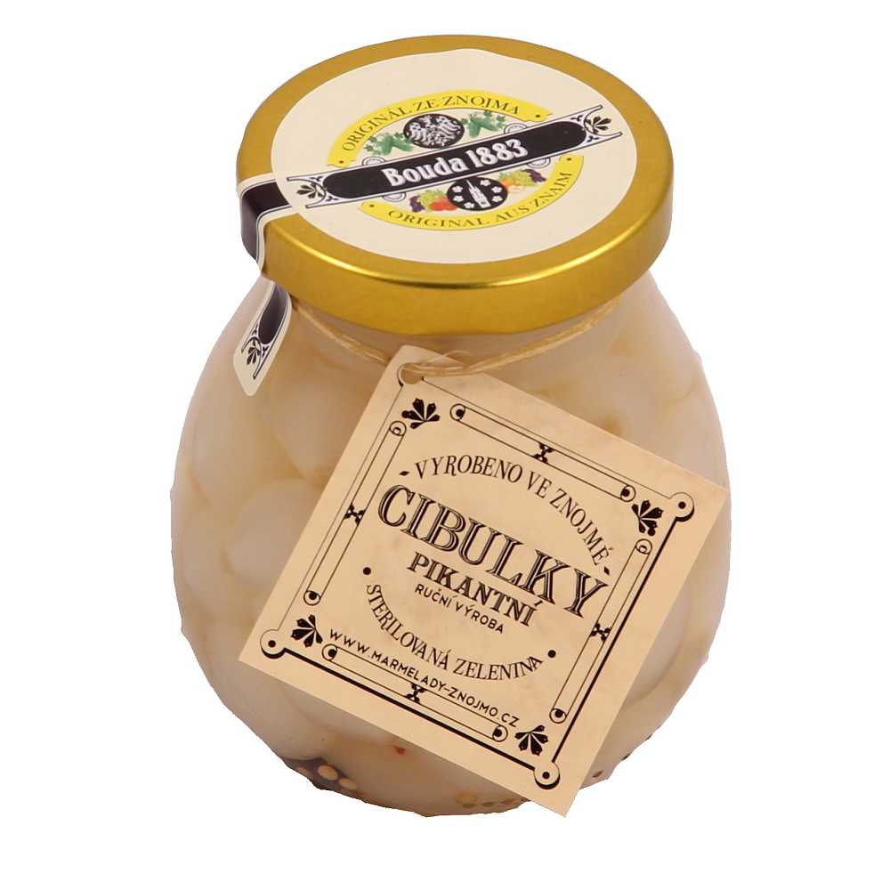 Zeleninové pochoutky - Pikantní nakládané cibulky 250g