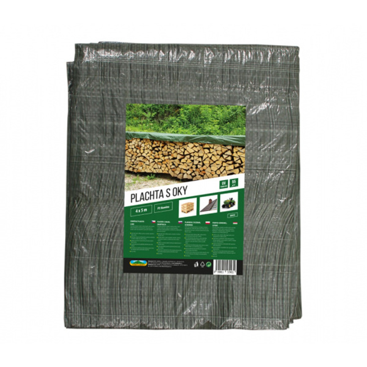 Fólie, textilie a plachty - Plachta kašírovaná nepromokavá 4x5m