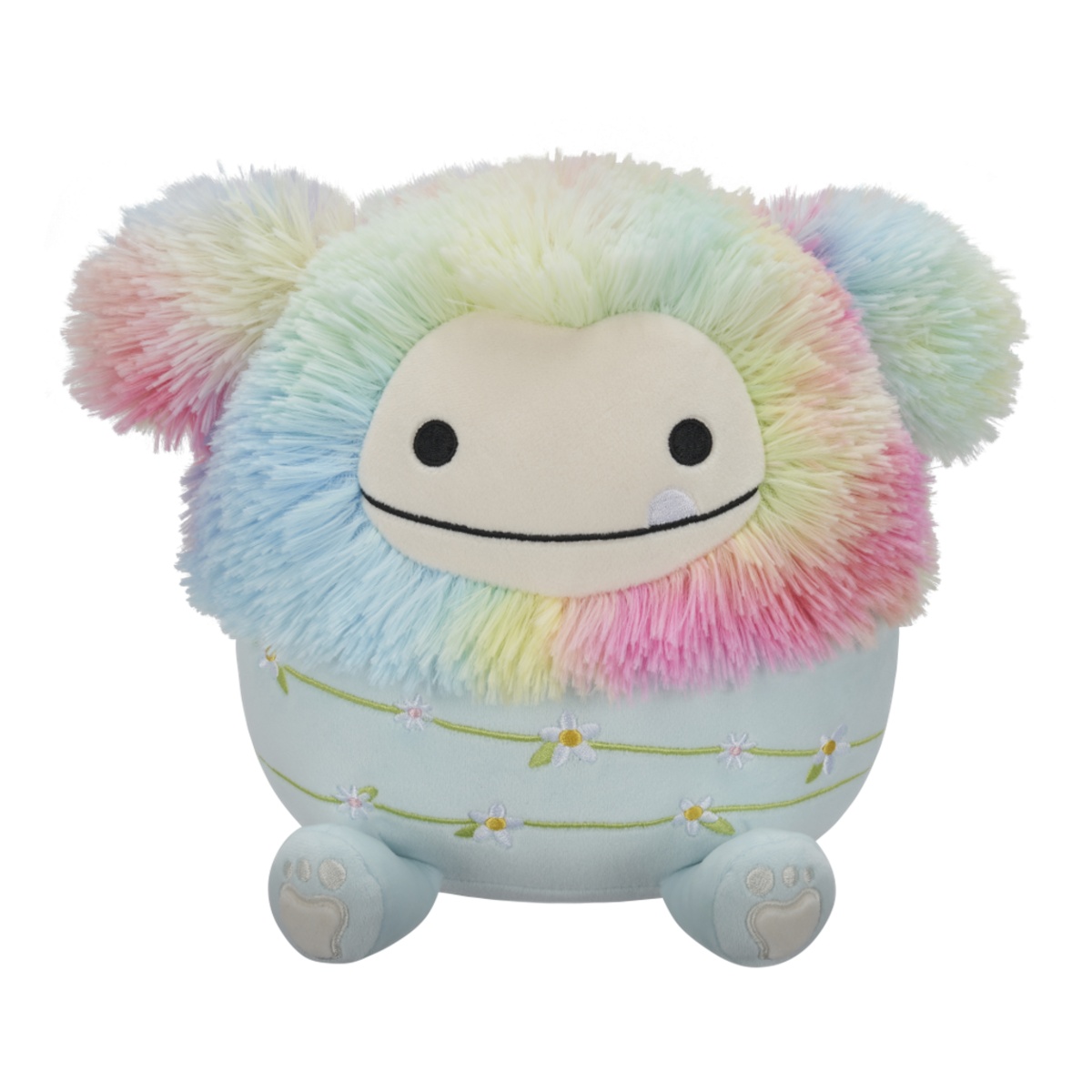 Dětské zboží - Plyšová hračka SQUISHMALLOWS bigfoot ZOZO s květy 20cm