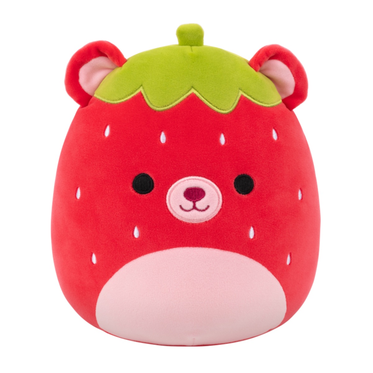 Dětské zboží - Plyšová hračka SQUISHMALLOWS jahodový medvěd ROMEO 30cm