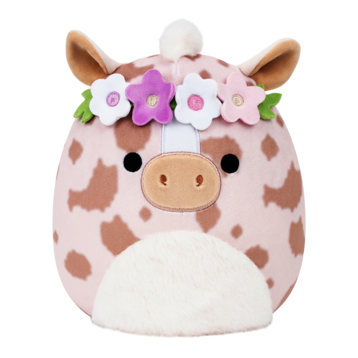Dětské zboží - Plyšová hračka SQUISHMALLOWS kůň CHARLA s květy 20cm