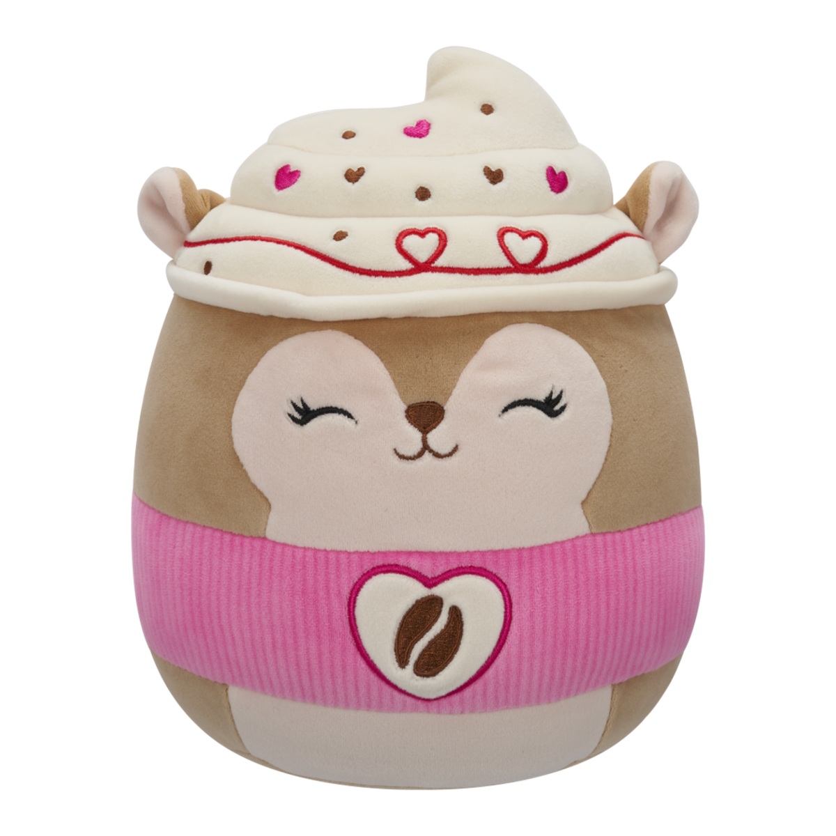 Dětské zboží - Plyšová hračka SQUISHMALLOWS latte veverka REZA 20cm