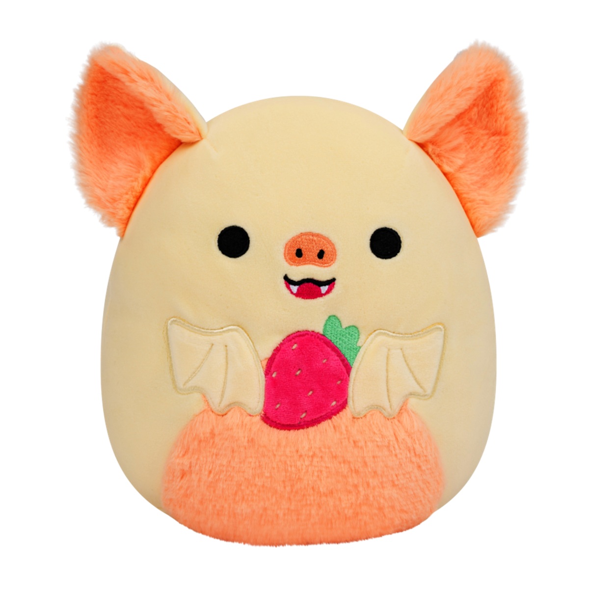 Dětské zboží - Plyšová hračka SQUISHMALLOWS netopýr s jahodou MEGHAN 20cm