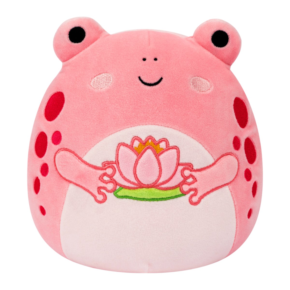 Dětské zboží - Plyšová hračka SQUISHMALLOWS žába s leknínem LONINA 20cm
