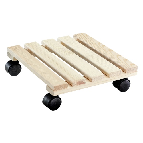 Květináče - Podložka MR na kolečkách 29x29cm borovice