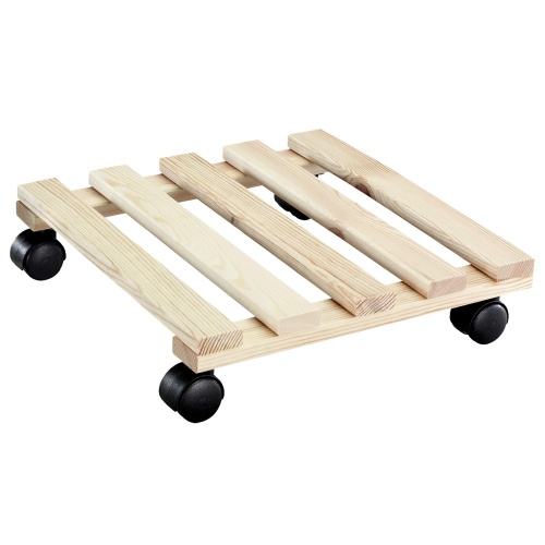 Květináče - Podložka MR na kolečkách 35x35cm borovice