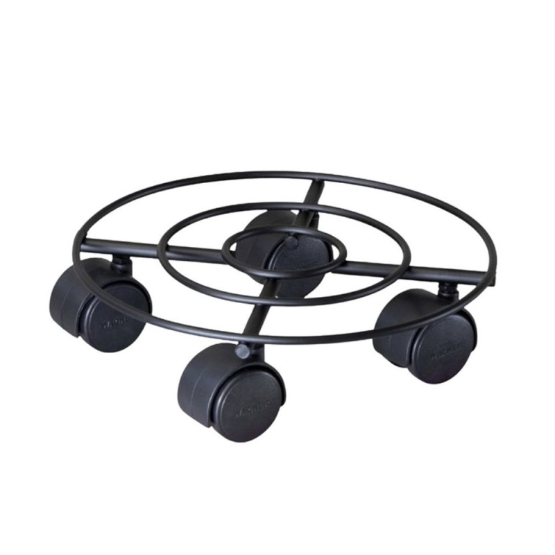 Podložky na kolečkách - Podložka na kolečkách černá 23cm