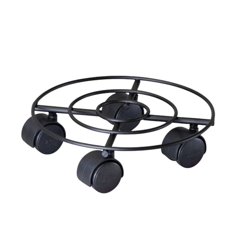 Podložky na kolečkách - Podložka na kolečkách černá 30cm