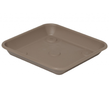 Misky a podmisky - Podmiska hranatá plast béžová 36cm