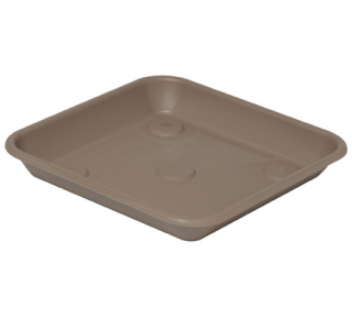 Misky a podmisky - Podmiska hranatá plast béžová 40cm