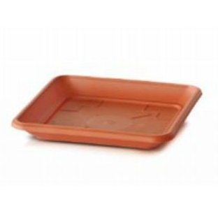 Misky a podmisky - Podmiska hranatá plastová terakota 40cm