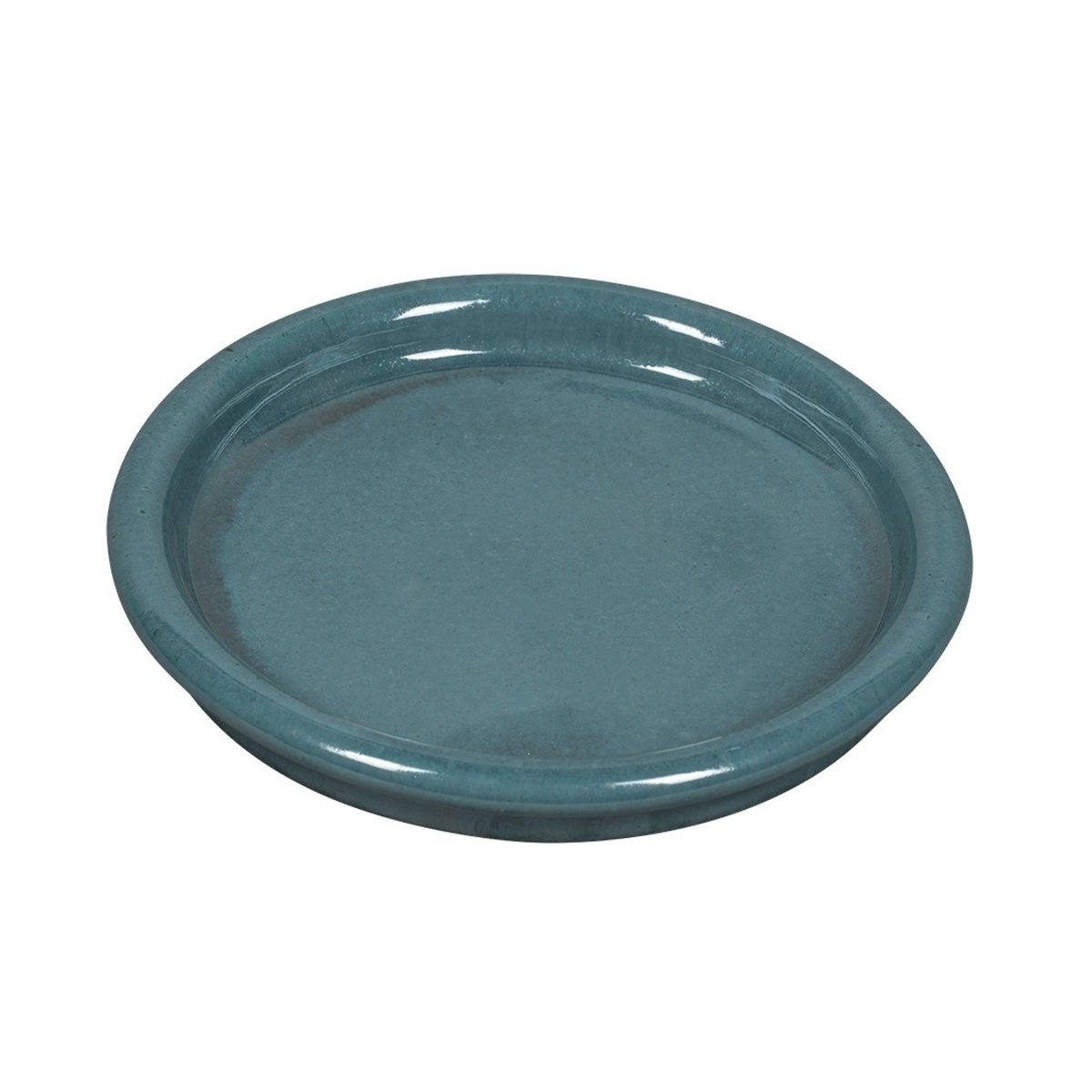 Misky a podmisky - Podmiska keramická KL-BG glazovaná modro-zelená 31cm