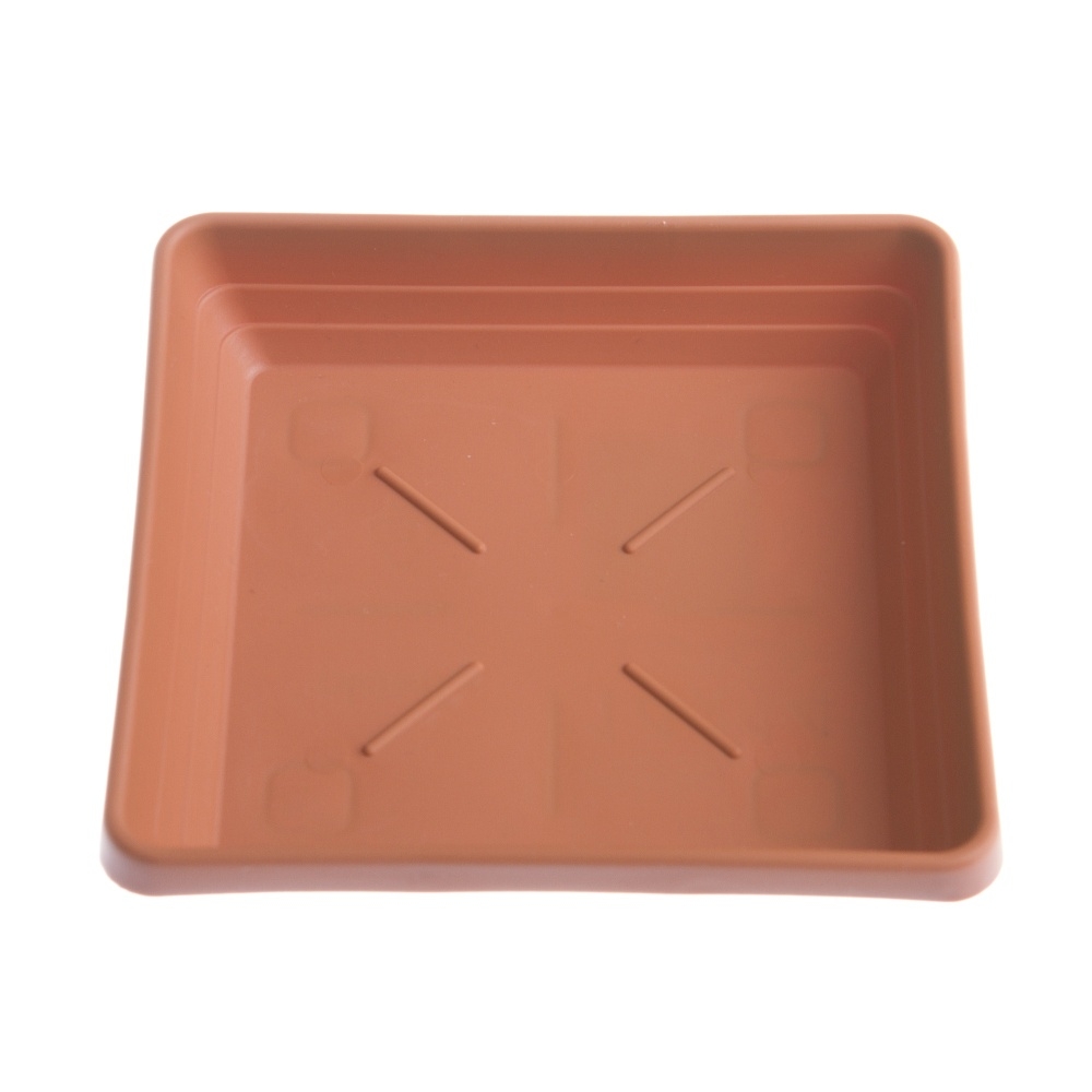 Misky a podmisky - Podmiska Lotos plast 18cm terakota