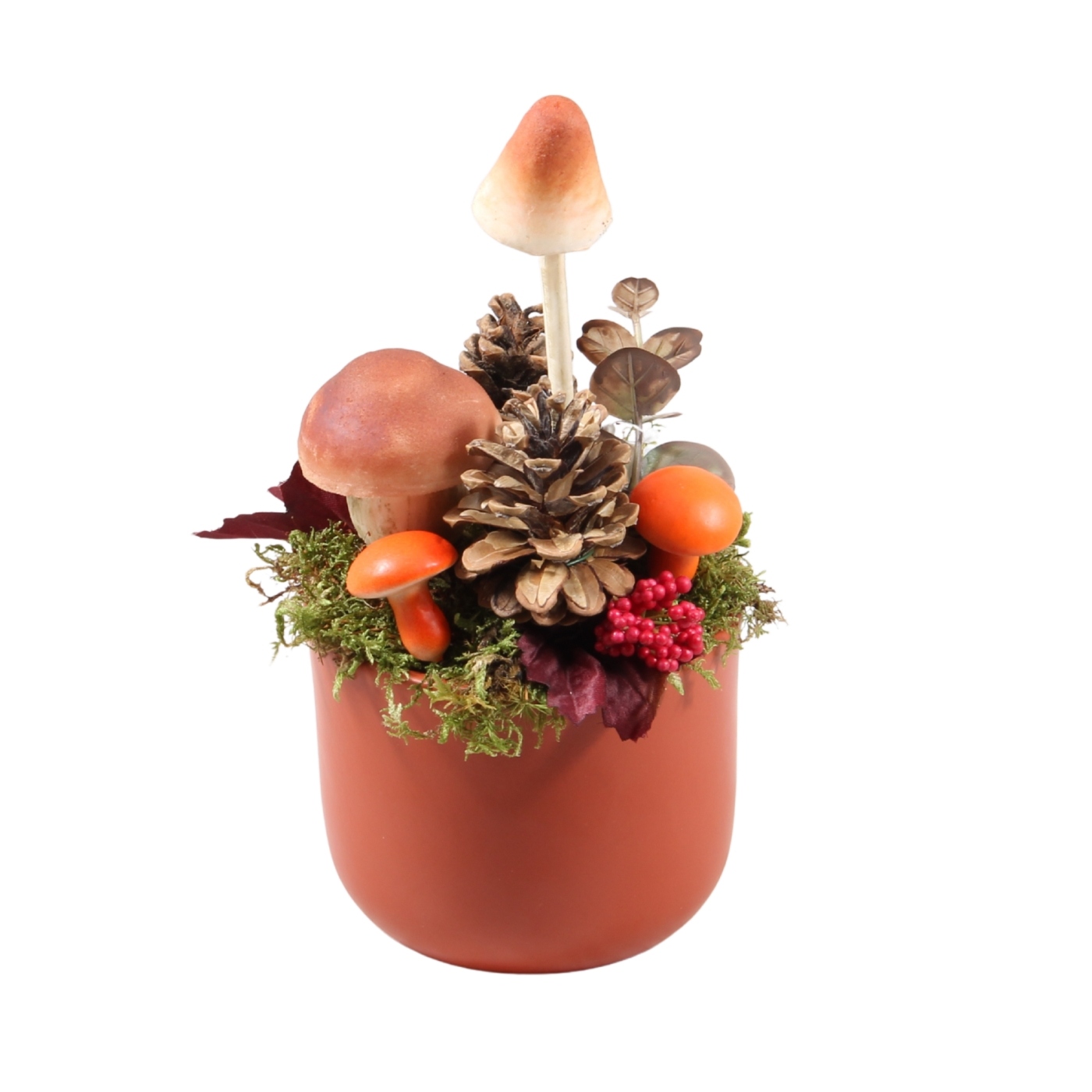 Podzimní truhlíky - Podzimní dary přírody keramický květináč 12cm