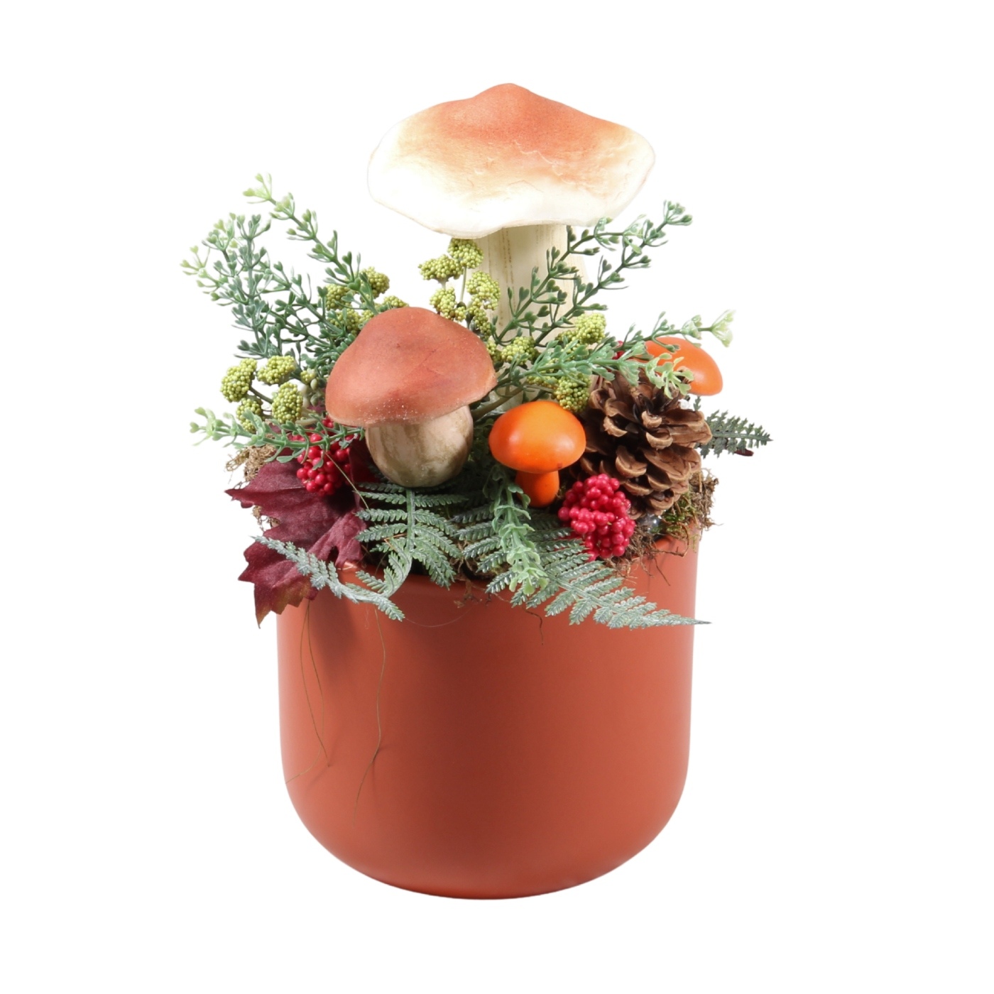 Podzimní truhlíky - Podzimní dary přírody keramický květináč 14cm