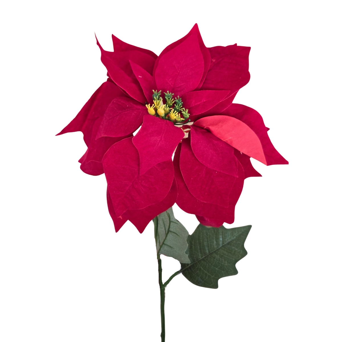 Vánoční umělé květiny - Poinsettia umělá 75cm