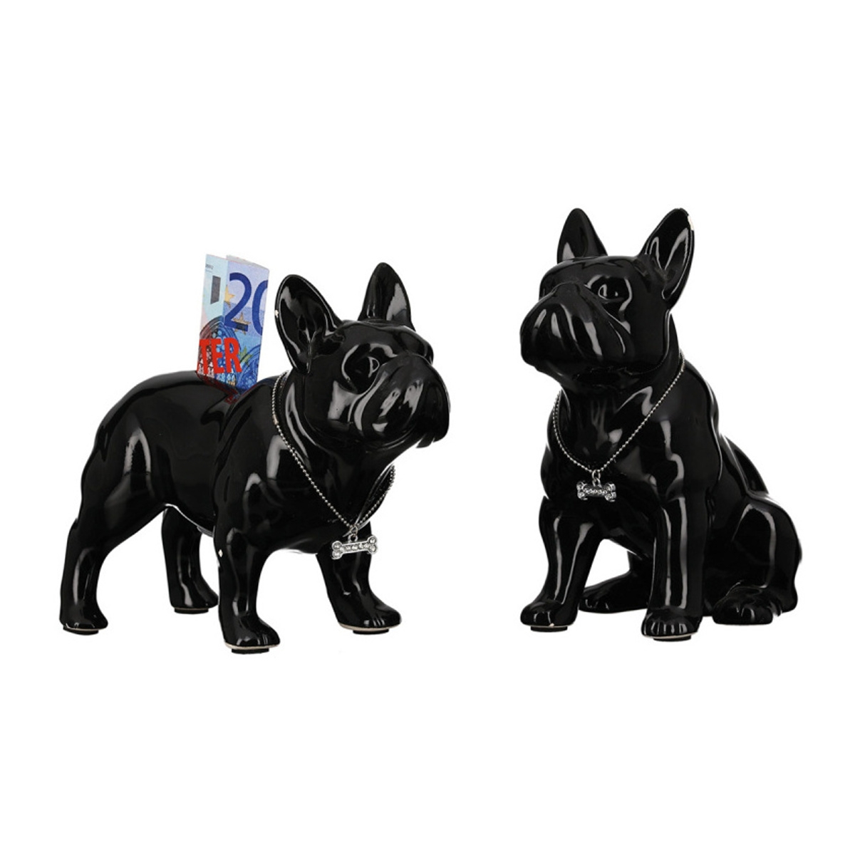 Dětské zboží - Pokladnička porcelánový buldog BULLI mix 15cm